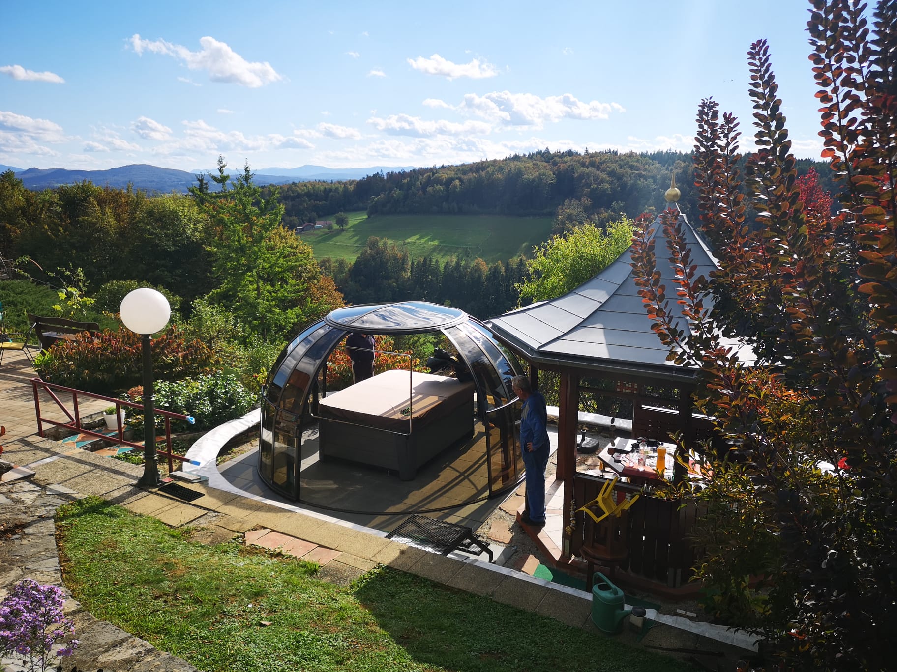 You are currently viewing Cupola trasparente per idromassaggio spa
